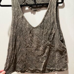 Stylish Gray Women's Top